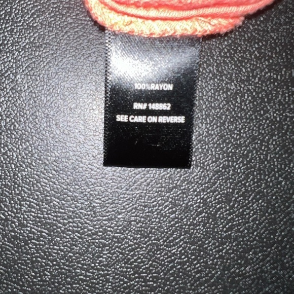 Torrid Coral Textured Woven Tie Front Bell Sleeve‎ V Neck Top 4X - Picture 7 of 7